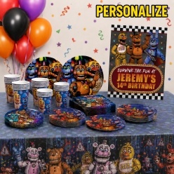 FNAF PERSONALIZED Party Pack for 10